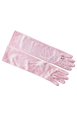 Princess Swirl Gloves - Light Pink