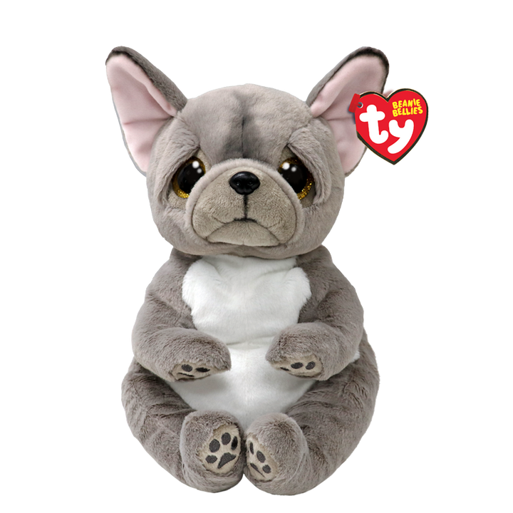 Wilfred - Gray Dog Beanie Belly Medium - TY