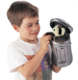 Raccoon In Can