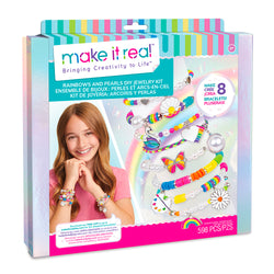 Rainbow and Pearls Bracelet Kit - Make It Real