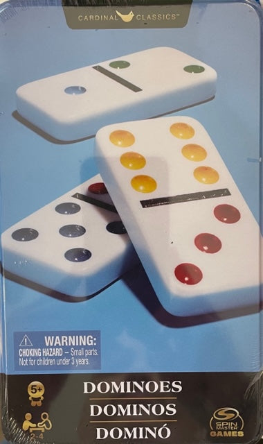 Double 6 Dominoes - Tin Box