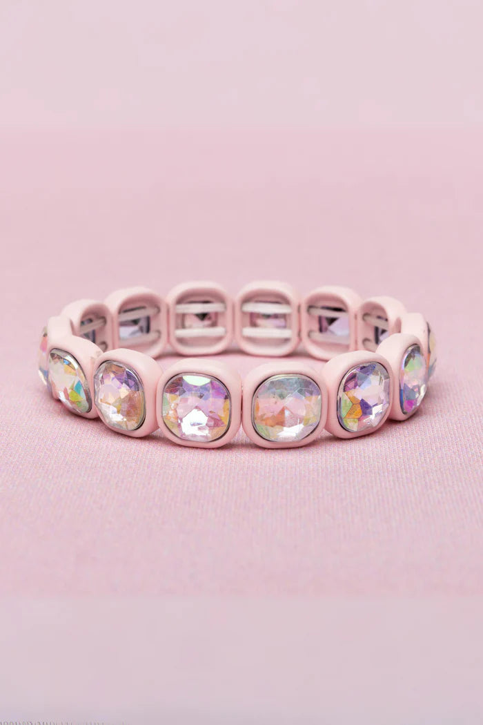 Boutique Chic Swiftie Pink Gem Bracelet - Great Pretenders