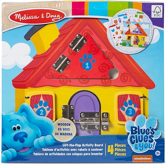 Blues Clues & You - Wooden Lift the Flap Activity Board - Melissa & Doug