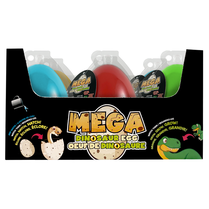 Mega Growing Egg Assortment - Dino, Dragon, Mermaid, Fairy