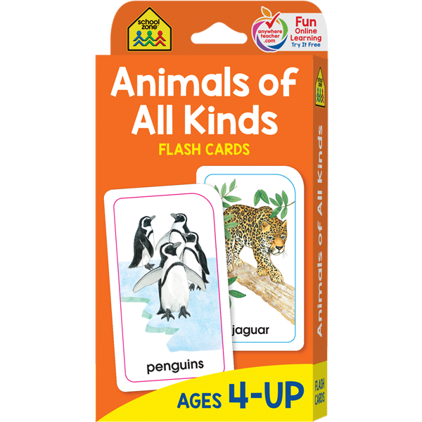 Animals of All Kinds Flash Cards