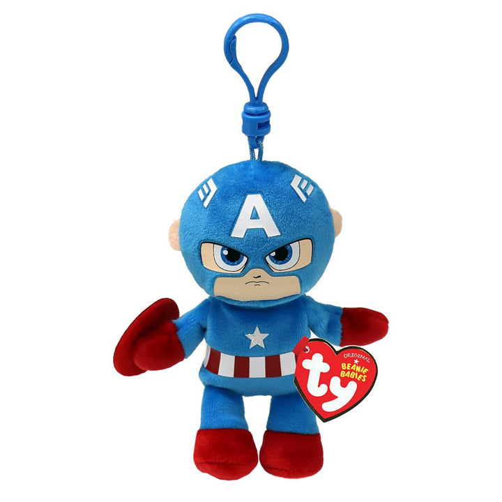 Captain America TY Floppy Clip