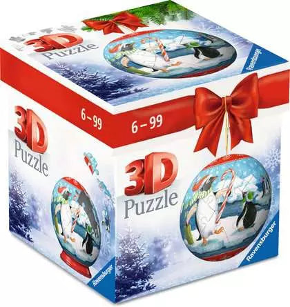 Animal Cheer 54pc Christmas Ornament Puzzle Ball - Ravensburger