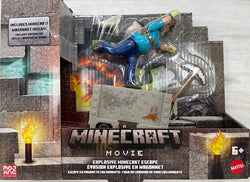 Steve & Minecart - Minecraft Movie Figure
