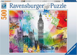 London Postcard 500pc Puzzle - Ravensburger