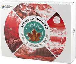 Maple Leaf Soap Stone Carving Kit - StudioStone Creative