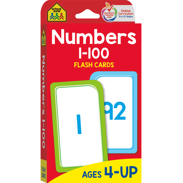 Numbers 1-100 Flaashcards