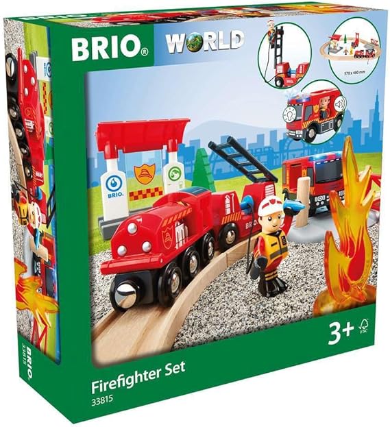 Rescue Firefighter Train Set - Brio