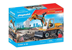 Large Excavator - Playmobil Action Heroes