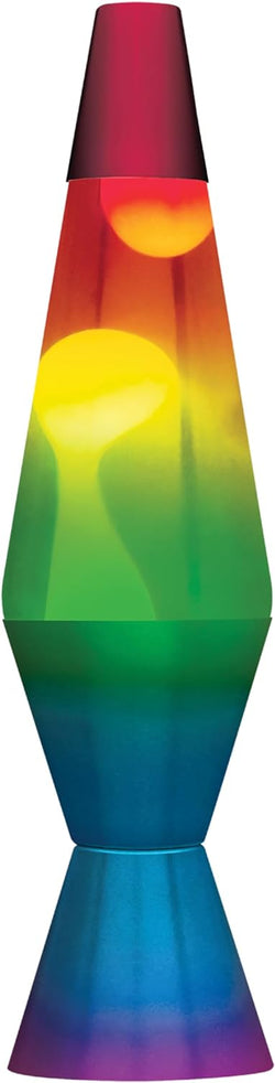 14.5" Rainbow Lava Lamp