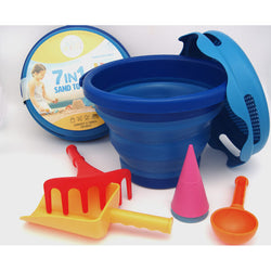 7-in-1 Sand Toys Set - Blue