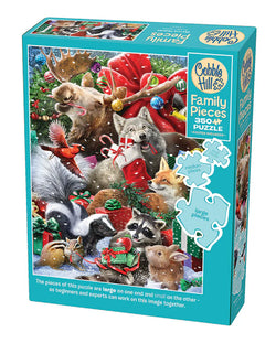 Festive Friends 350pc Family Puzzle Cobble Hill