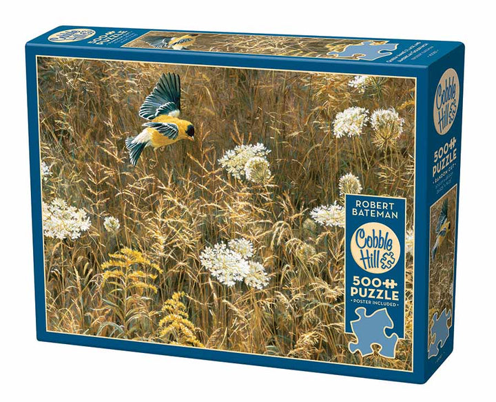 Queen Anne's Lace and American Goldfinch 500pc - Cobble Hill