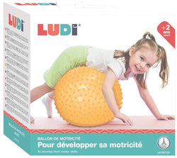 45cm XXL Gym Ball - Yellow - LUDI