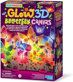 2025 3D Glow Butterfly Canvas Art Kit
