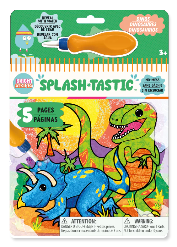 Splash-Tastic Dinos Magic Reveal Pad - Bright Stripes