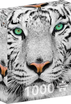 White Siberian Tiger 1000pc Puzzle - Enjoy
