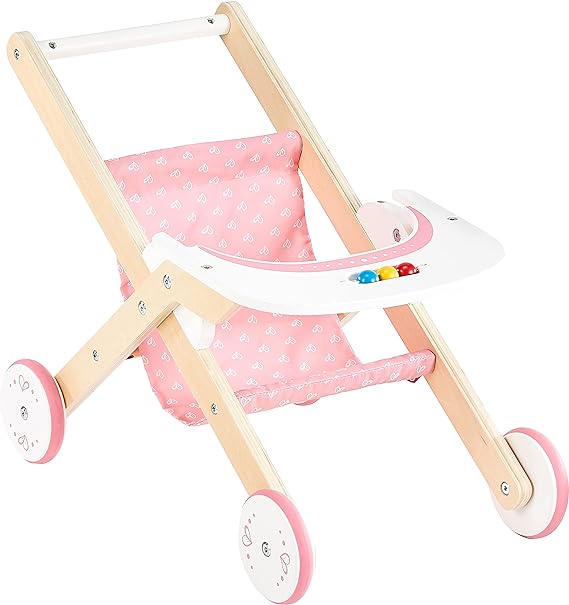 Hape Wooden Doll Stroller