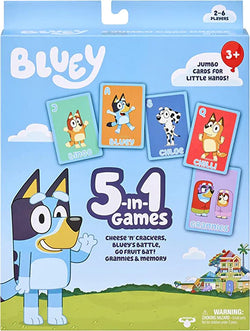 Bluey - 5-in-1 Card Game Set