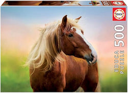 Horse at Sunrise 500pc Puzzle - Educa