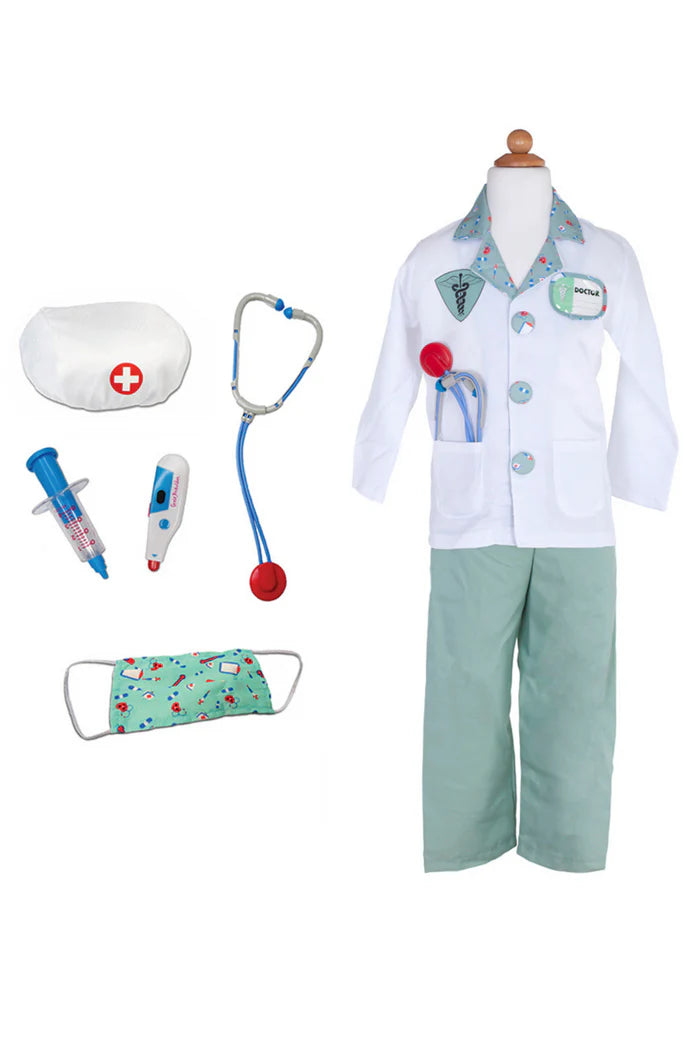 Doctor Set Includes 8 Accessories Green Sz 3-4 Great Pretenders