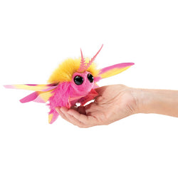 Mini Rosy Maple Moth FInger Puppet - Folkmanis