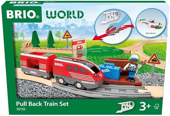 Pull Back Train Set - Brio