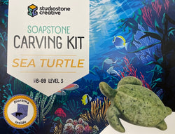 Sea Turtle Soap Stone Carving Kit - Studiostone Creative