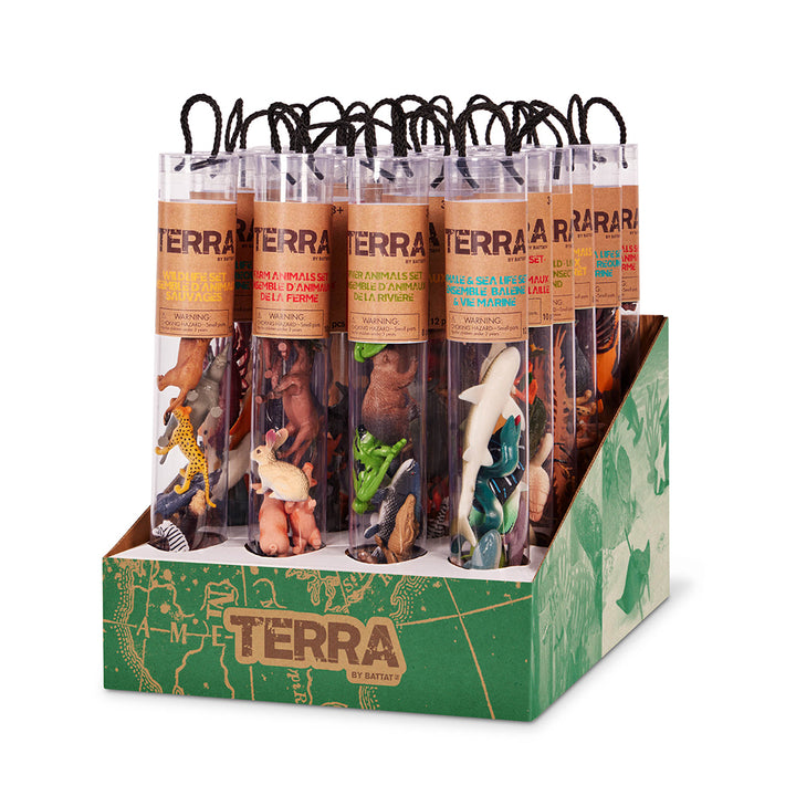 Animals in Tubes Assortment - Terra