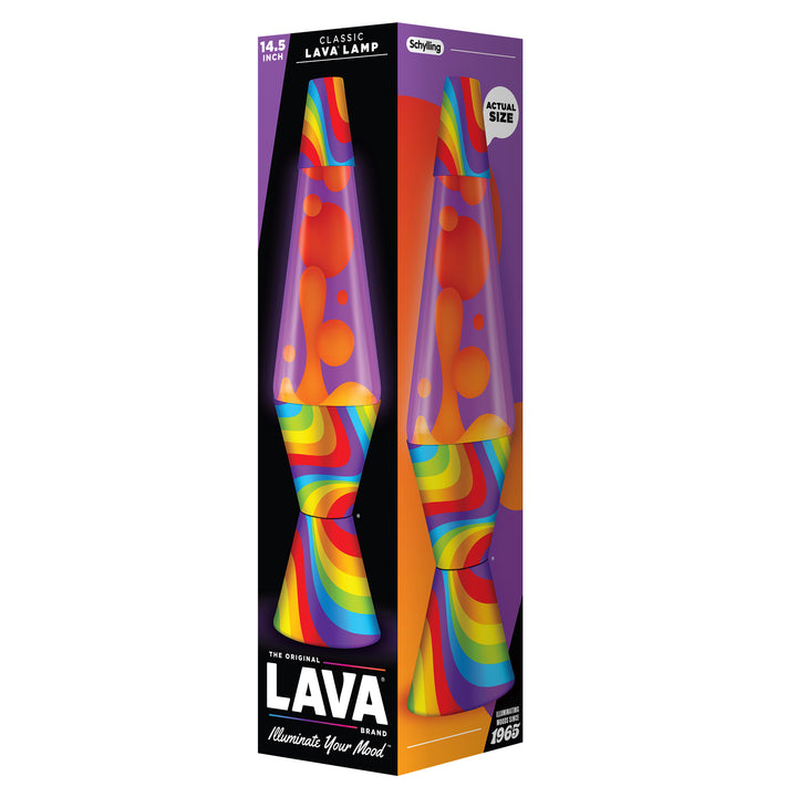 Flowing Color Yellow/Purple 14.5