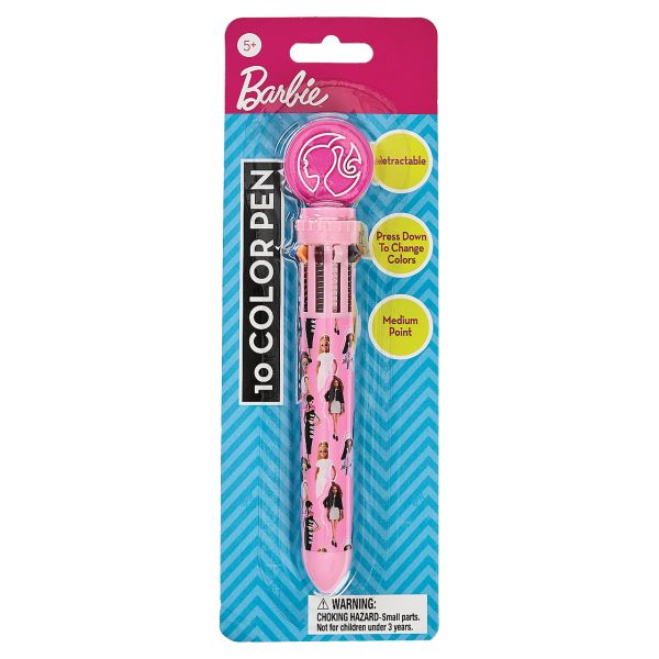 Barbie - 10 Colour Jumbo Pen