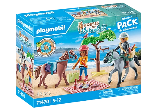 Horseback Riding Trip to the Beach - Playmobil Horses of Waterfall