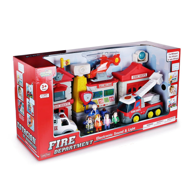 Little Learner - Fire Department Playset with Sounds & Lights