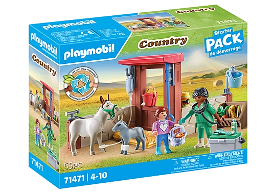 Farmyard Vet mission with Donkeys - Playmobil Country