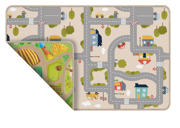 Reversible City/Farm Indoor Play Carpet