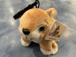 3.5" Brown Squirrel Plush Backpack Clip-on