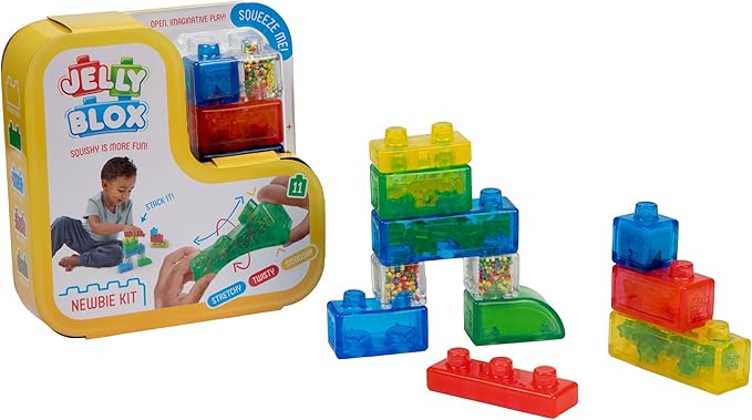 Jelly Blox - Newbie Kit 11 Pieces - Squishy Building Blocks