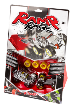 Ramp Rage360 1PET Car + 1 PP Car + 4 tires Double Pack