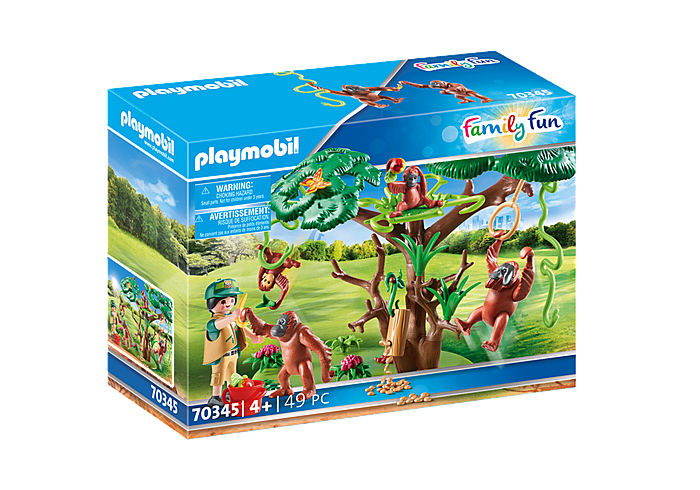 Playmobil Zoo - Orangutans With Tree