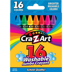 Jumbo Washable Crayons:16
