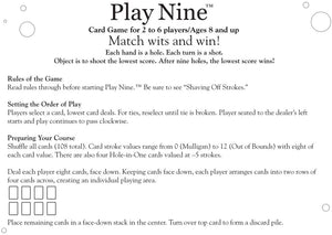 Play Nine Card Game