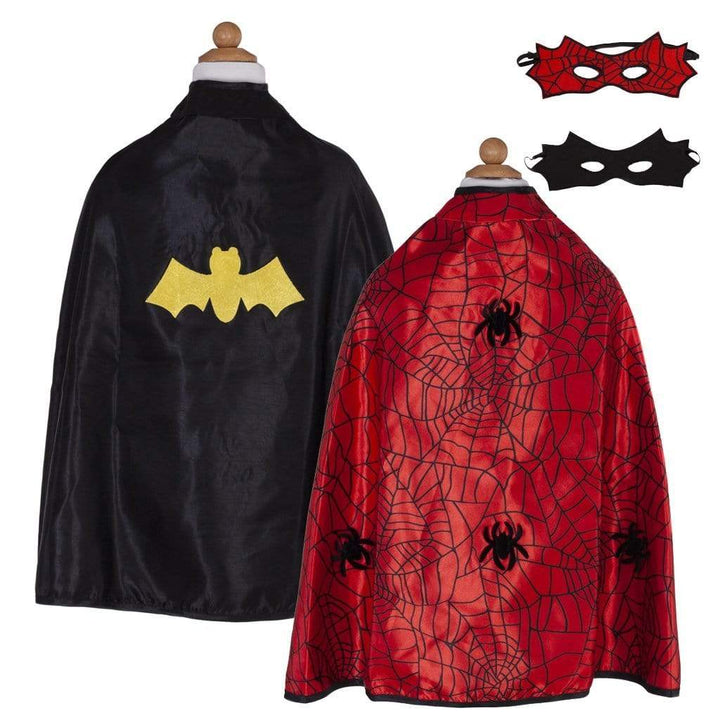 Reversible Spider/Bat Cape/Mask Sz 4-6