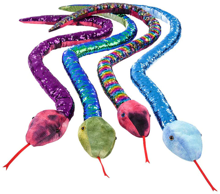 Sequined Snake Plush 26