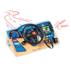 Melissa & Doug Vroom & Zoom Wooden Dashboard