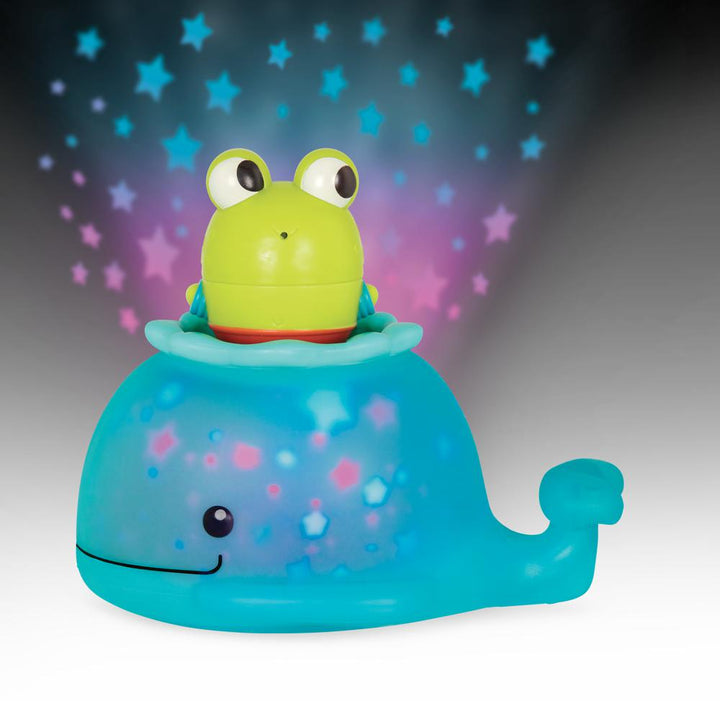 Glow & Splash Whale With Squirt Frog