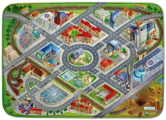 Ultra Soft City Playmat 100x150cm